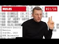 SQM 21/24: Builds [software quality crash course] [eng sub]