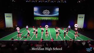 Meridian High School at 2022 UCA National High School Cheerleading Championship Day 1