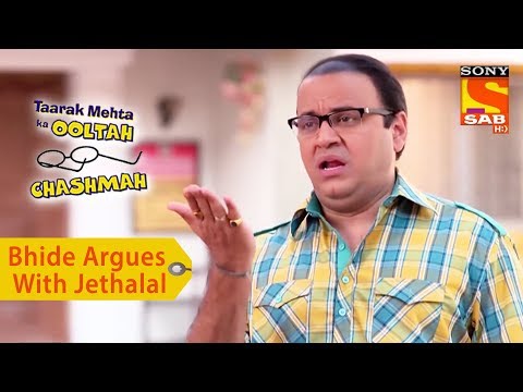 Your Favorite Character | Bhide Argues With Jethalal | Taarak Mehta Ka Ooltah Chashmah