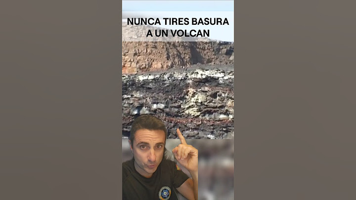 Esto sucede si tiras basura a un volcán. #supervivencia #curiosidades #sabiasque
