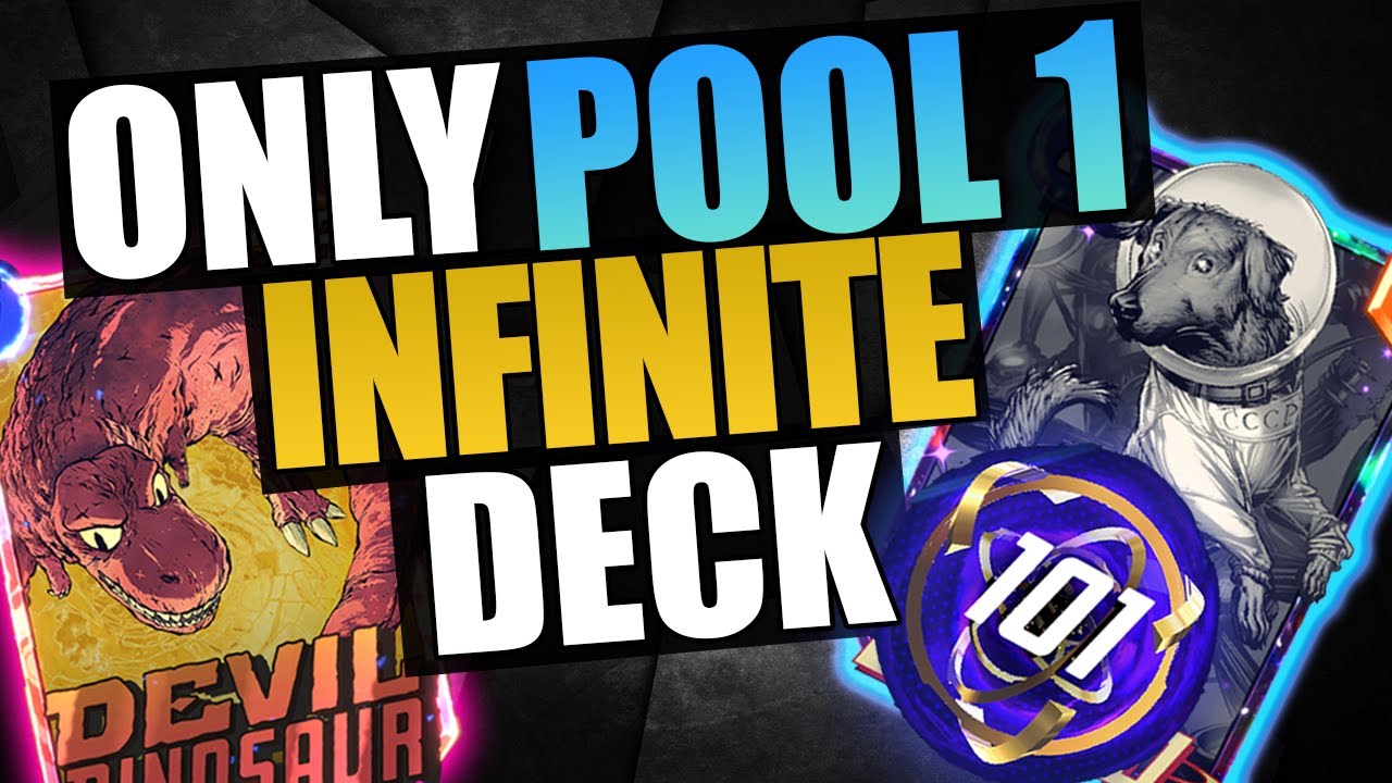ONLY POOL 1 CARDS INFINITE DECK! THE MOST F2P DECK EVER! MASTER THIS ...
