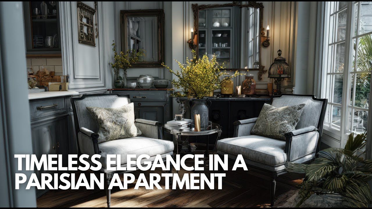 Parisian Timeless Elegance: Small Apartment Living with Big Style