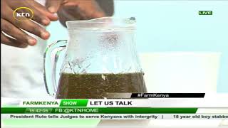 How To Prepare Organic Juice~Andrew Wachira CEO Kombucha Farm