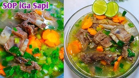 SOP IGA SAPI RASA RESTORAN BINTANG LIMA ENAK BANGET || WAJIB COBA‼️#sopigasapi