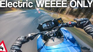 THESE ELECTRIC BIKES ARE FAST! Zero SR/S sound [RAW Onboard]