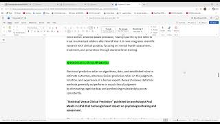 Clinical Psychology– (PSY401) Q&A, File for Midterms @vuforyou
