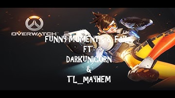 Laughing until I cried! 12 hogs 1 hole - Overwatch Funny Moments