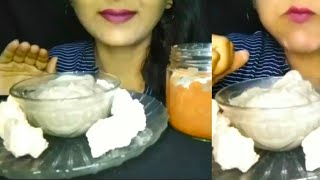 Clay crumbles with paste|| nakumatt and slate crunch Loud sound#asmr#asmreating#relaxing#asmrsounds