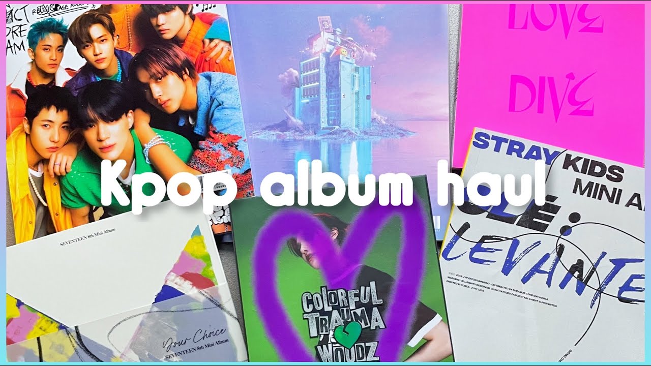 ★ Распаковываем 10 кг kpop альбомов ★ Stray Kids, IVE, NCT Dream, Seventeen, Billlie, Woodz ★