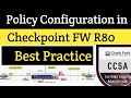 Day 04  policy configuration  rules setup in checkpoint firewall r80