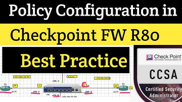 Day 04 | Policy Configuration & Rules Setup in Checkpoint firewall R80