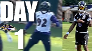 Baltimore Ravens Training Camp DAY 1 HIGHLIGHTS: Lamar Jackson & Madubuike RETURNS! + MORE
