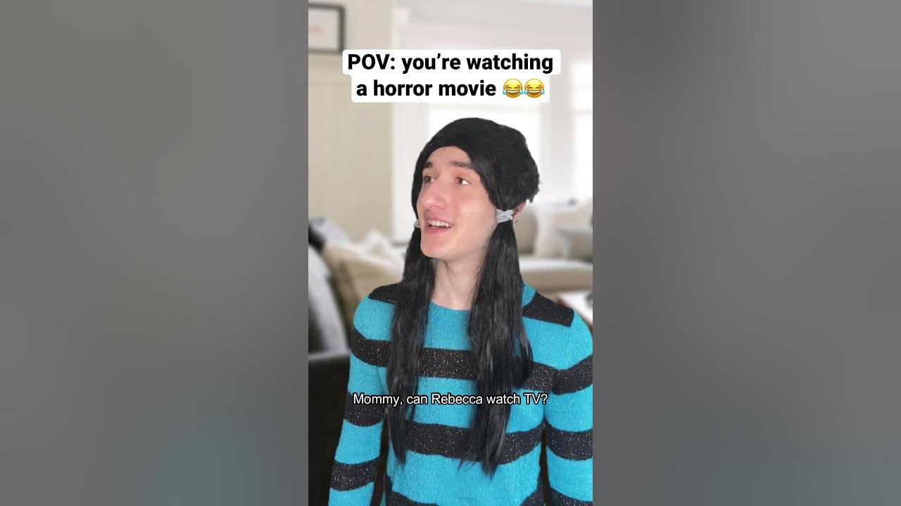 Horror movie trailers be like #shorts #funny #comedy