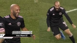 Gonzalo Higuain & Federico Higuain Brothers Goals Highlights | Inter Miami 2-1 Philadelphia MLS 2021