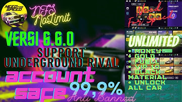NFS No Limit Mod 2023 , Versi 6.6.0