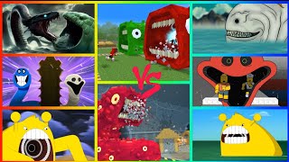 The Bloop vs Sprunki Sea Eater vs Train Eater vs Big Worm vs Hungry Snake | Coffin Dance Tiles Hop screenshot 2
