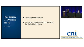Artificial Intelligence (AI) at Yale: Updates on Institutional and Library Generative AI Initiatives