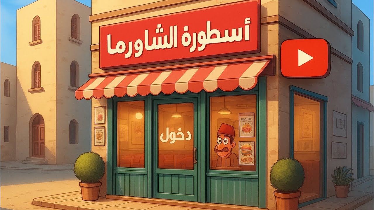 فتحت مطعم شاورما ونصبت علي الناس 🧐 🧐