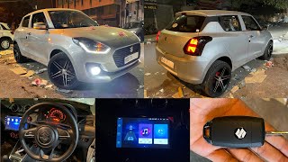 Swift Lxi modified | mini cooper style back light in swift | 17" alloys in swift lxi |Modified swift