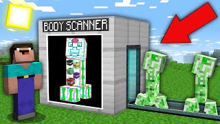 Minecraft NOOB vs PRO: WHAT FOR NOOB SCANNED CREEPER IN THIS RAREST BODY SCANNER? 100% trolling