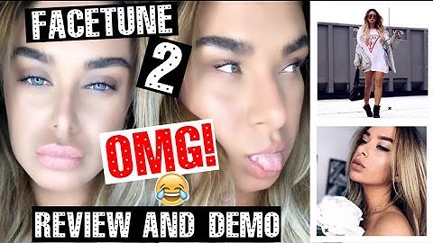 Facetune 2 - REVIEW & DEMO photo editing app