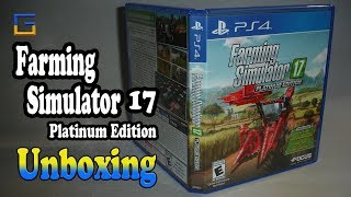 Farming Simulator 17 Platinum Edition PS4 Unboxing & Overview