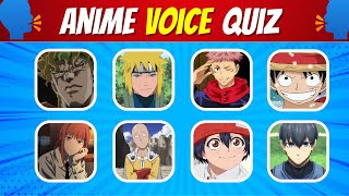 ANIME VOICE QUIZ 🗣️ Guess The anime Character Voice (EASY-VERY HARD)