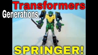 Transformers Generations Voyager Class Springer - GotBot True Review NUMBER 75