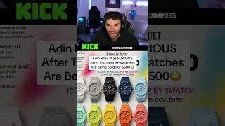 Adin Ross Was FURIOUS  After The New AP Watches Are Being Sold For ONLY $500😳 #adinross