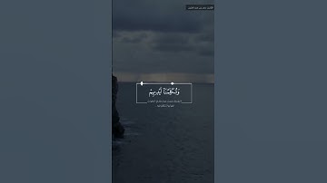#تلاوة (اليوم نختم على أفواههم وتكلمنا أيديهم وتشهد أرجلهم بما كانوا يكسبون) عمر عبدالعزيز