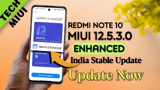 REDMI NOTE 10 MIUI 12.5.3.0 ENHANCED FIRST LOOK WITH MEMORY EXTENSION | REDMI NOTE 10 MIUI 12.5.3.0