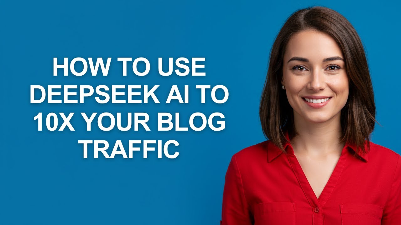 How to Use Deepseek Ai to 10x Your Blog Traffic - AshleyHowTo - YouTube