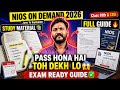 NIOS On Demand 2026 Kaise Pass Kare? Full Study Material & Exam Guide 🔥