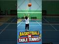 Basketball on Table Tennis? 😂 | Kid’s Crazy Sports Experiment