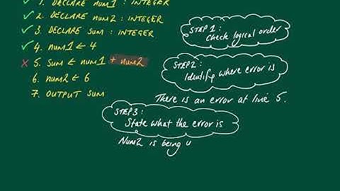 CIE 9608 2.4.2 Finding errors in code