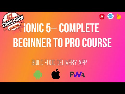 New Offer | Limited Period Offer | Udemy Ionic 5+ Beginner - Pro Course 2021