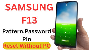 Samsung Galaxy F13 Hard Reset ||Samsung Galaxy F13 Pattern, Password, Pin Reset Without PC