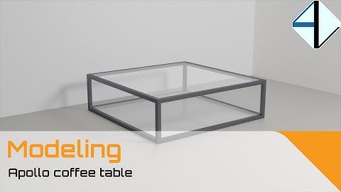 Blender 3D - Making of Apollo coffee table