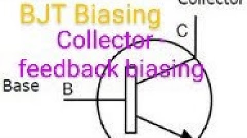 How to transistor biasing | How to Collector feedback biasing | BJT biasing circuit
