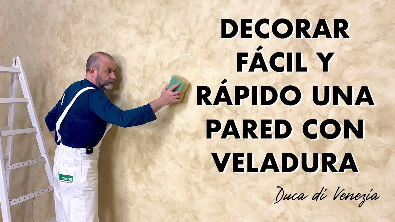 COMO DECORAR FÁCIL Y RÁPIDO PAREDES CON VELADURA, duca di Venezia de OIKOS