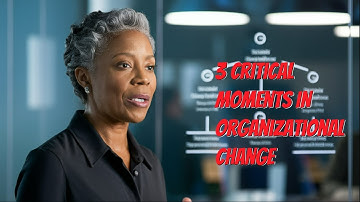 De drie cruciale momenten bij elke organisatieverandering