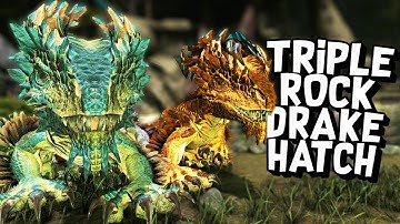 ARK Survival Evolved Ep #40 - TRIPLE ROCK DRAKE HATCHING! (Aberration DLC)