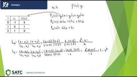Interpolação   Forma de Lagrange   Parte 2