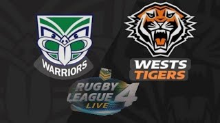 Nrl Telstra premiership club Cup 🏆series challenge WARRIORS🇳🇿 vs Tigers🐯 finals week 1