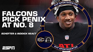 DRAFT STUNNER  Why did the Falcons pick Michael Penix Jr. at No. 8? | SC with SVP