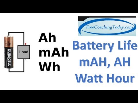 Mah Battery Life Chart