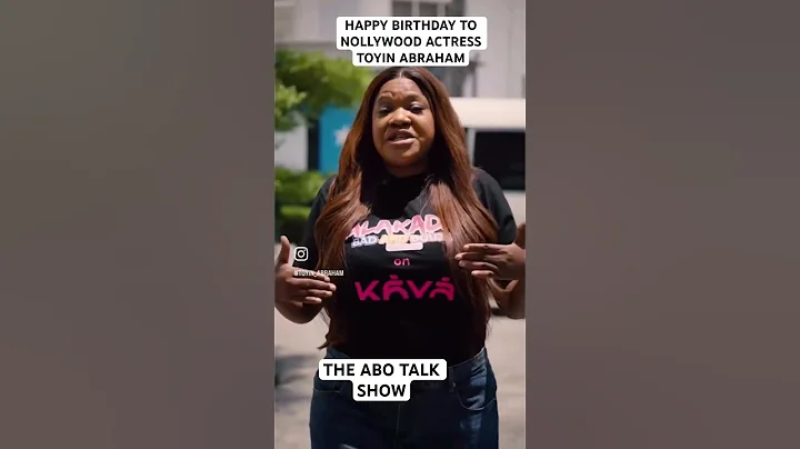 HAPPY BIRTHDAY TO NOLLYWOOD ACTRESS TOYIN ABRAHAM. #toyinabraham