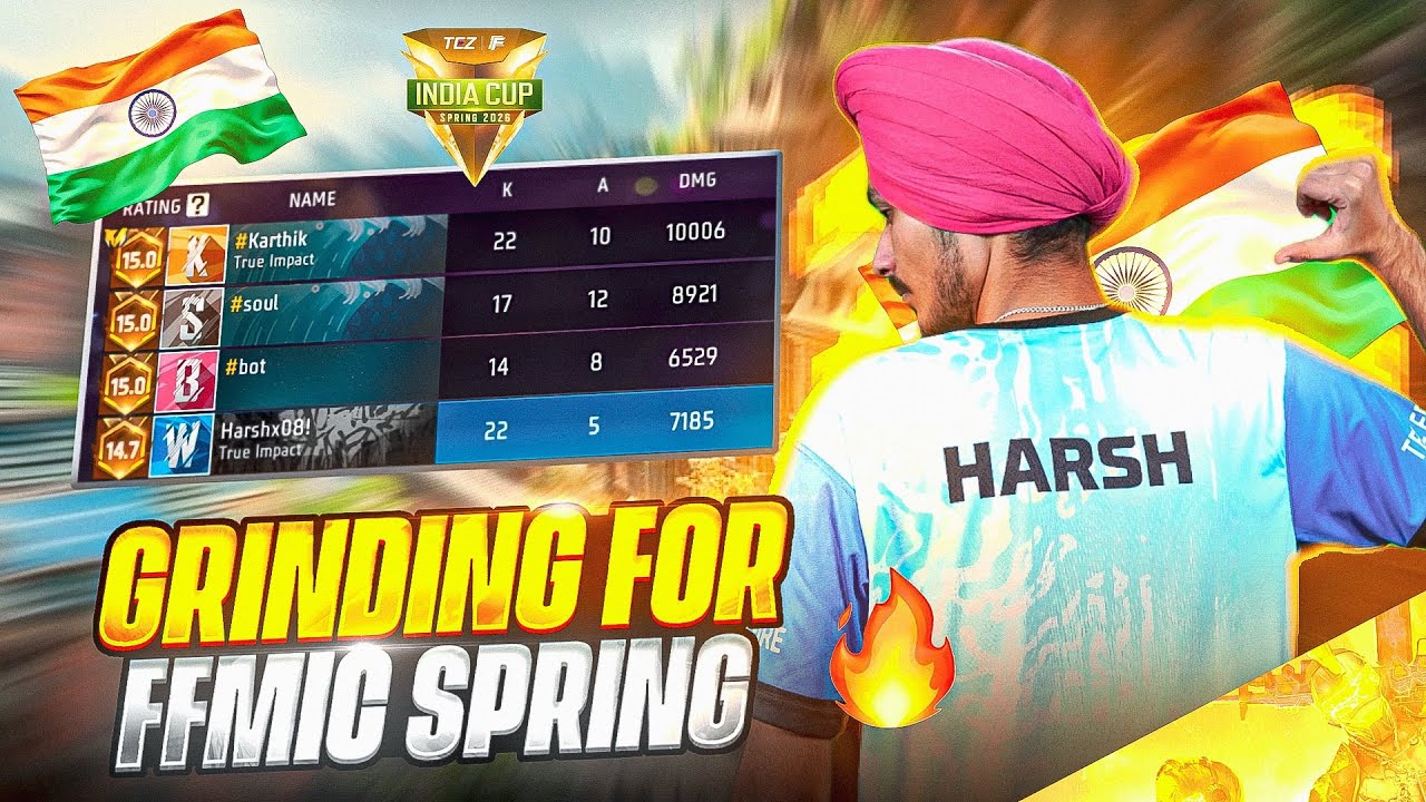 Grinding for FFMIC 2026 Spring ⚡||Ft.True Impact 👾||Harsh ftw08🏆