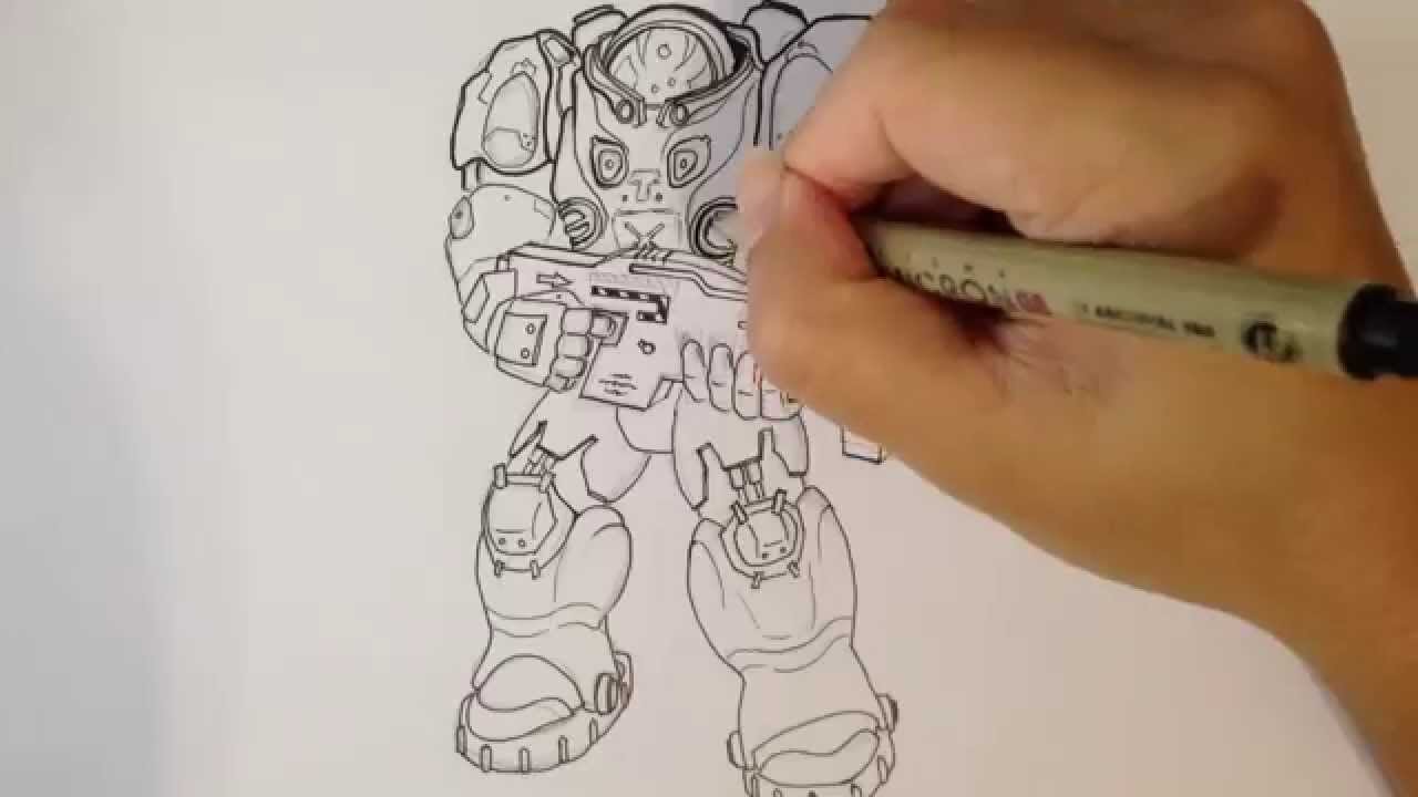 Speed Drawing StarCraft II - Epic Drawing - FanArt - YouTube