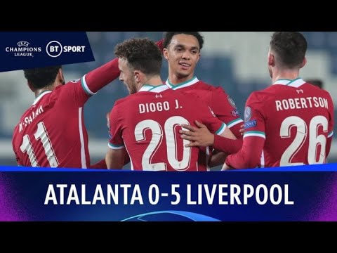 Atalanta vs Liverpool (0-5) All goals and extended highlight।UEFA champions League Highlight